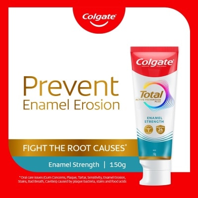 COLGATE - Total Active Prevention Plus Enamel Strength Toothpaste 150g