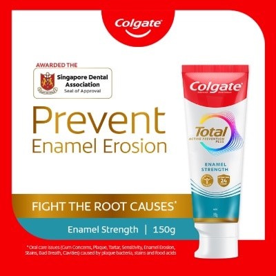 COLGATE Total Active Prevention Plus Enamel Strength Toothpaste 150g image