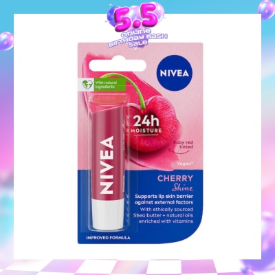 NIVEA - Lips Fruity Shine Cherry 4.8g