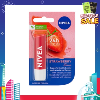 NIVEA Lips Fruity Shine Strawberry 4.8g