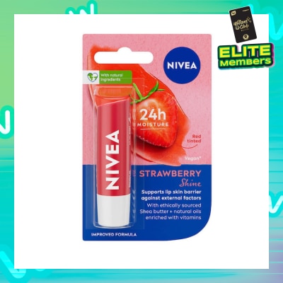NIVEA Lips Fruity Shine Strawberry 4.8g