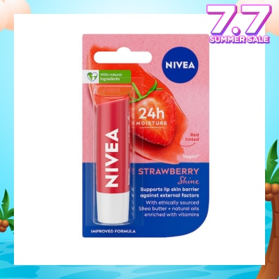 NIVEA Lips Fruity Shine Strawberry 4.8g