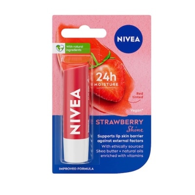 NIVEA Lips Fruity Shine Strawberry 4.8g