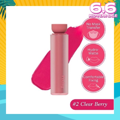 ETUDE Fixing Tint Bar, No Smudge And Low Smearing (02 Clear Berry) 3.2g