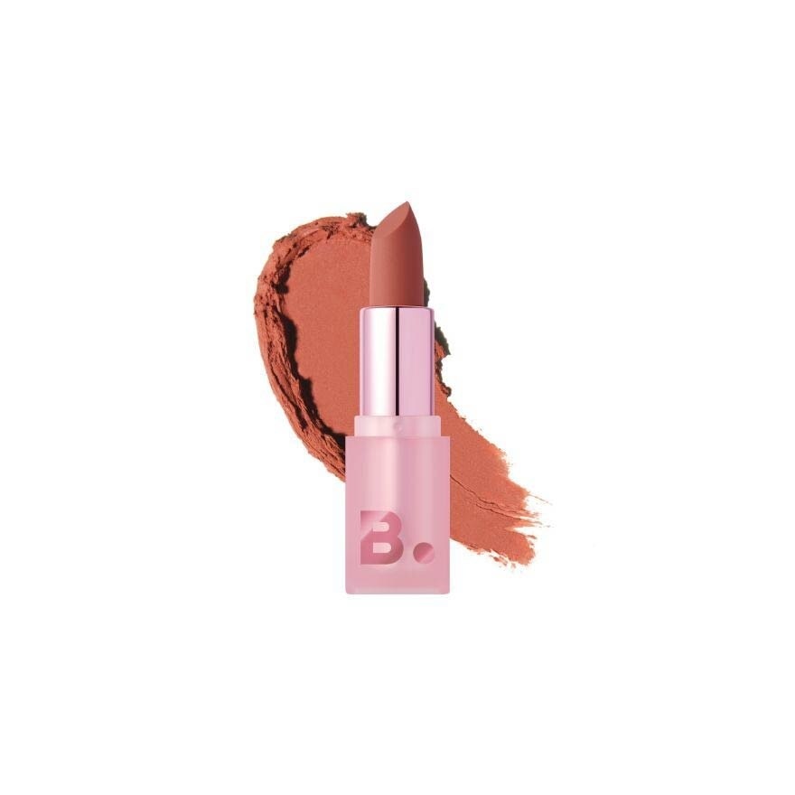 B. By Banila Velvet Blurred Veil Lip Matte Velvet Finish Lipstick (New Blooming Petal Edition 22ss) Be02 Rustic 3.7g