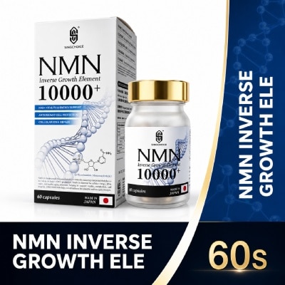SINGCHOICE NMN Inverse Growth Element 10000+ for Healthy Aging, Cellular Energy & Vitality Support Capsule 60s image