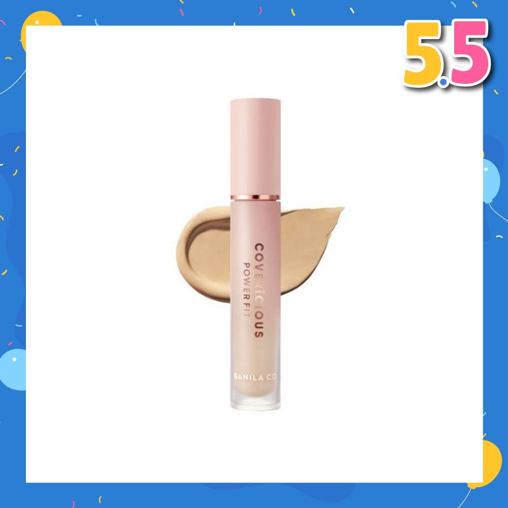 Covericious Power Fit Concealer Non Comedogenic Liquid Concealer (23 Peanut), Covers Blemishes And Acne Effectively Without Clogging Pores 5.5g