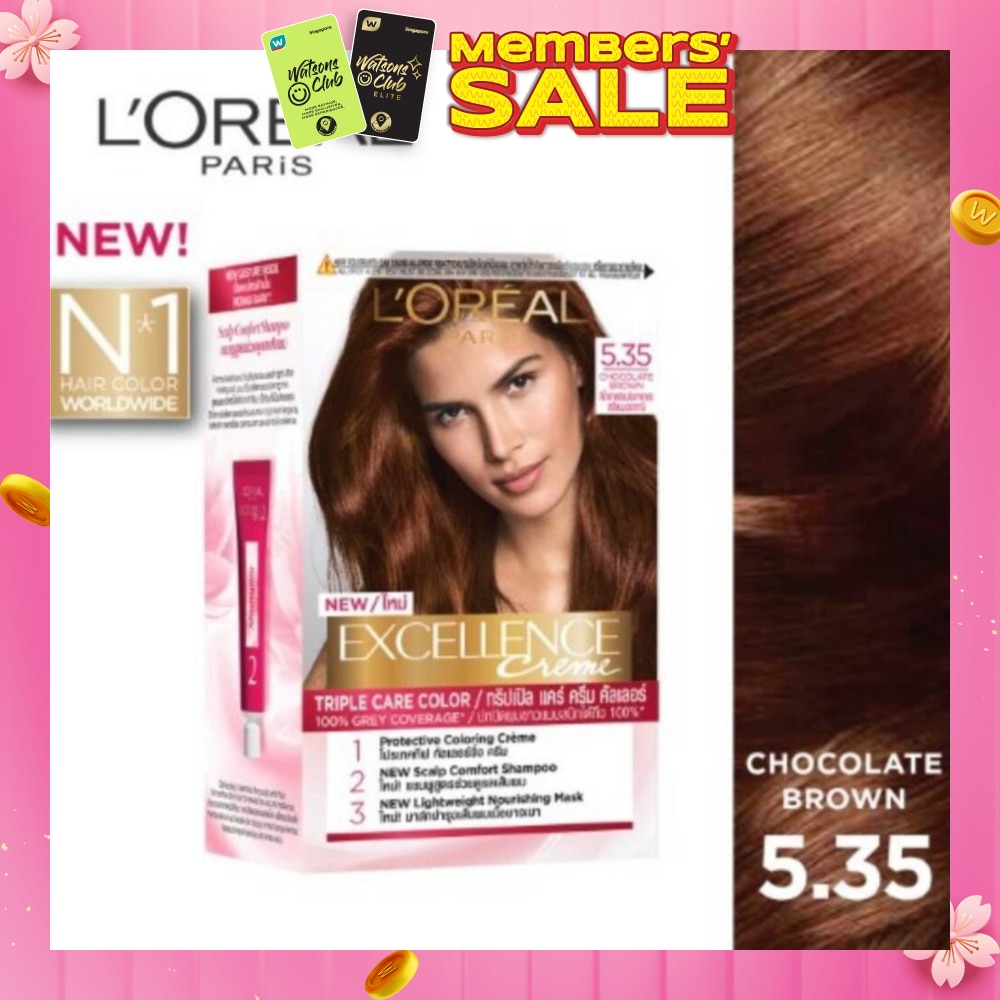 Créme Hair Colour #5.35 Chocolate Brown (100% Grey Coverage for Rich, Radiant Colour) 1s