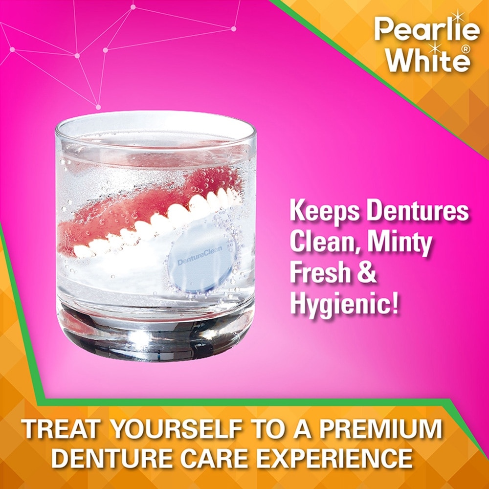 Denture Cleansing Tablets (For Instant Cleaning & Overnight Soaking) 42s