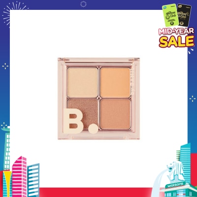 BANILA CO B. By Banila Mood On Eye Palette (03 Mellow Beige Eyeshadow,Eye Shadow Palette,Quad) 7g