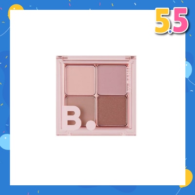 BANILA CO B. By Banila Mood On Eye Palette (04 Mellow Mauve Eyeshadow,Eye Shadow Palette,Quad) 7g