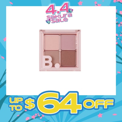 BANILA CO - B. By Banila Mood On Eye Palette (04 Mellow Mauve Eyeshadow,Eye Shadow Palette,Quad) 7g