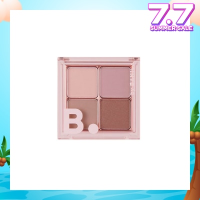 BANILA CO B. By Banila Mood On Eye Palette (04 Mellow Mauve Eyeshadow,Eye Shadow Palette,Quad) 7g