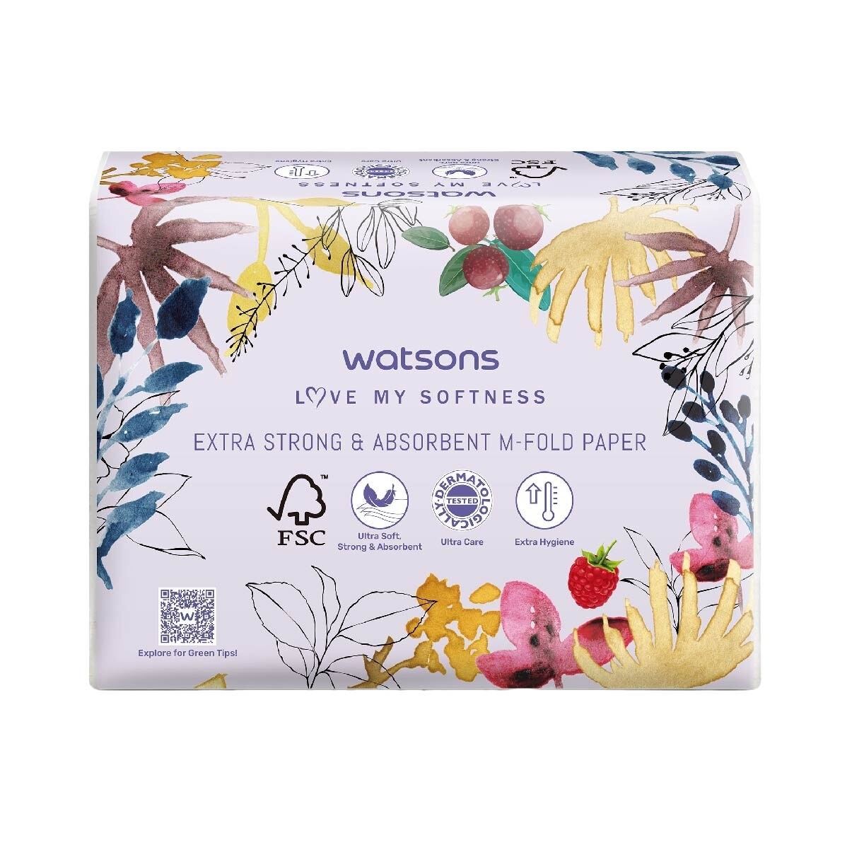 X-Flower M Fold Paper (Extra Strong and Absorbent) 250s x 16 (Per Carton)