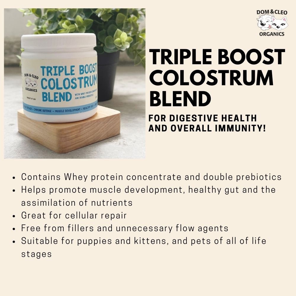 Triple Boost Colostrum Blend for Dog & Cat 100g