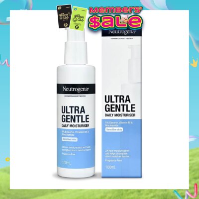 NEUTROGENA - Ultra Gentle Daily Moisturiser (24 Hour Moisturization And Helps Strengthen Skin Moisture Barrier) 100ml
