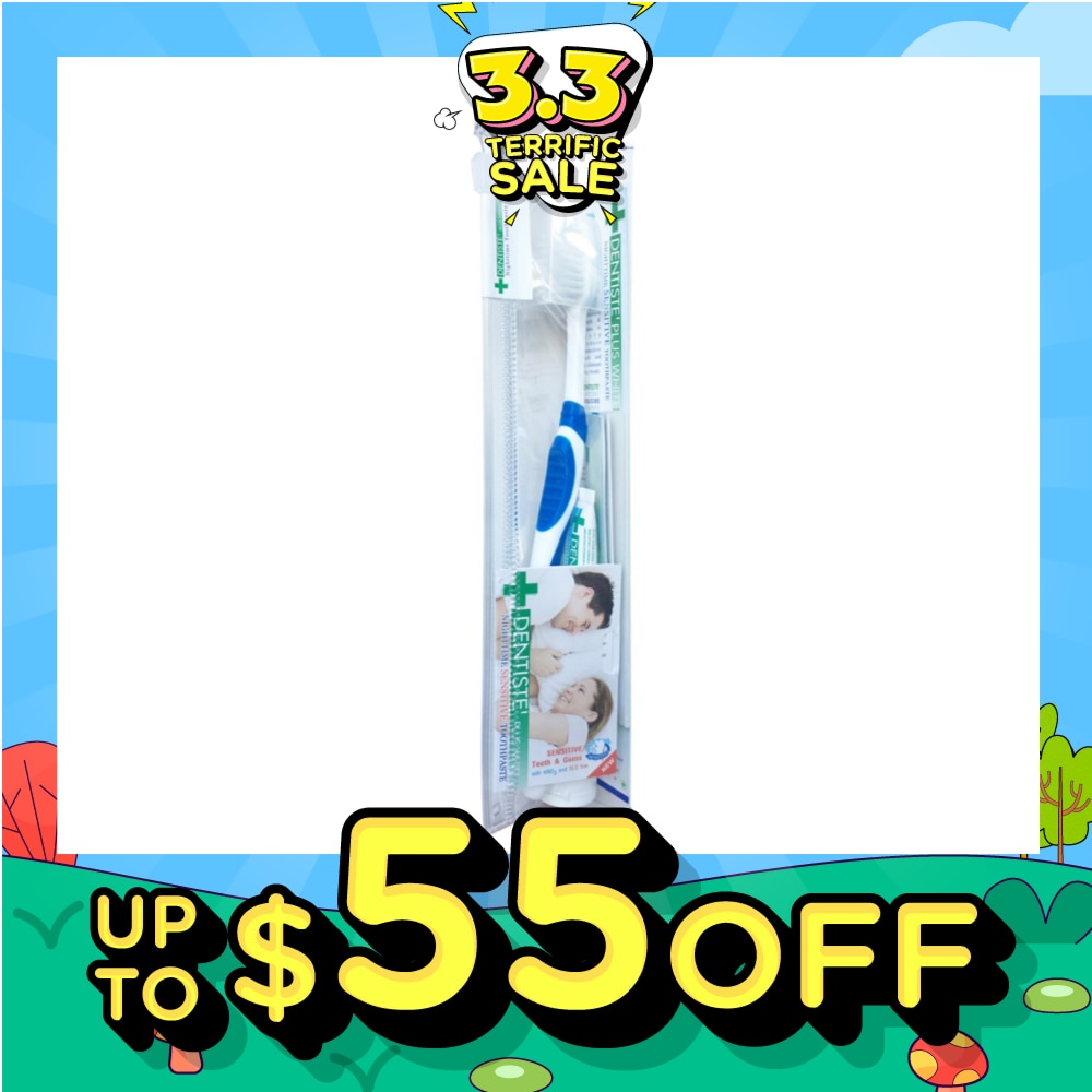 Plus White Night Time Sensitive Toothpaste Travel Pack 1s