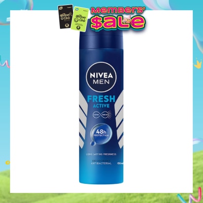 NIVEA - Nivea Men Fresh Active Deodorant Spray 150ml