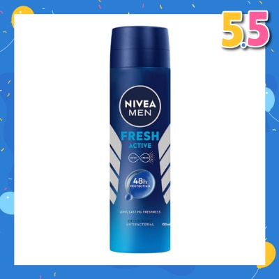 NIVEA Nivea Men Fresh Active Deodorant Spray 150ml