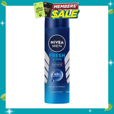 NIVEA Nivea Men Fresh Active Deodorant Spray 150ml image