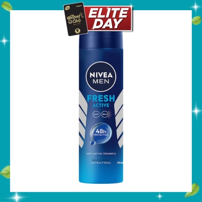 NIVEA Nivea Men Fresh Active Deodorant Spray 150ml image