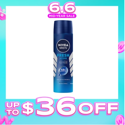 NIVEA - Nivea Men Fresh Active Deodorant Spray 150ml