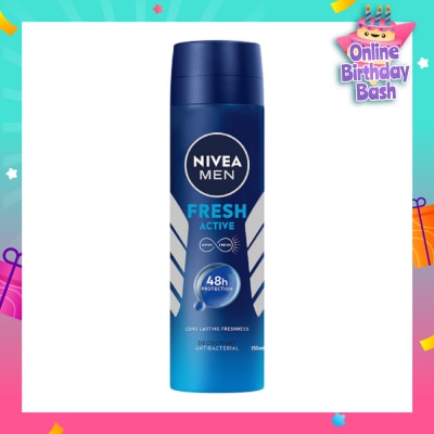 NIVEA Nivea Men Fresh Active Deodorant Spray 150ml