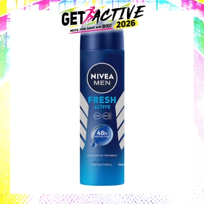 NIVEA - Nivea Men Fresh Active Deodorant Spray 150ml image