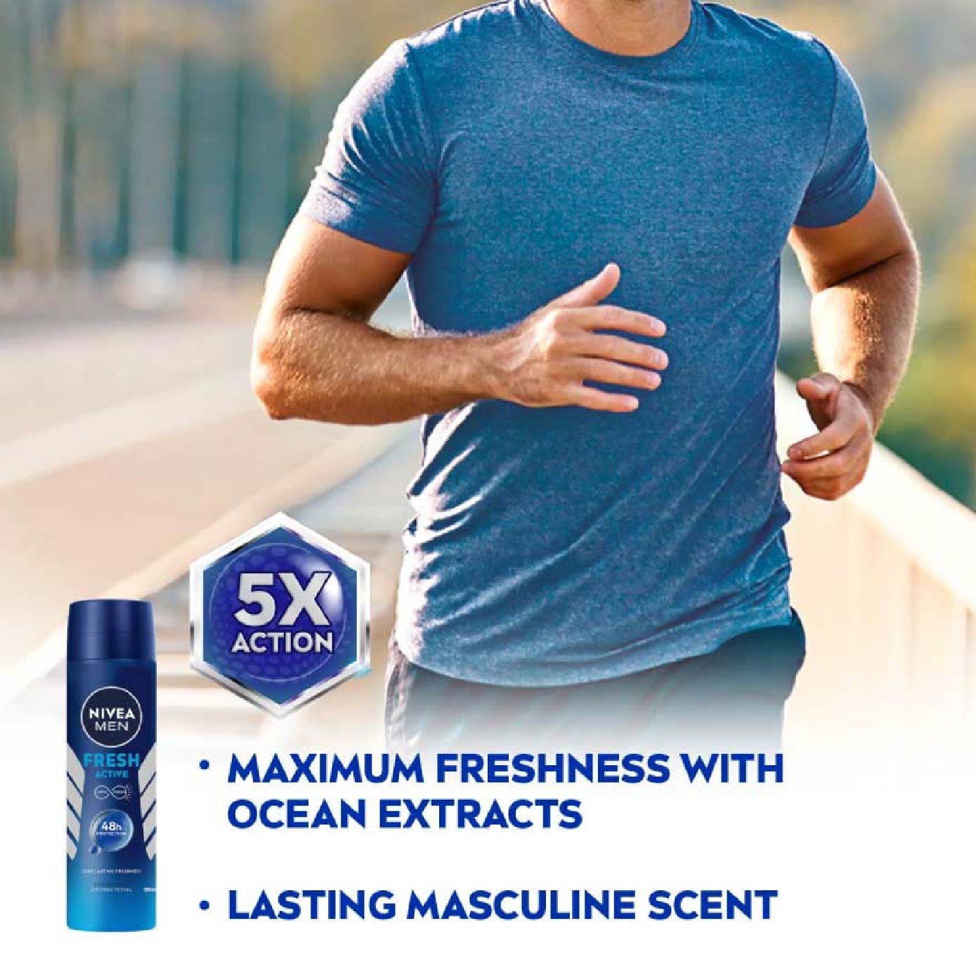 Nivea Men Fresh Active Deodorant Spray 150ml