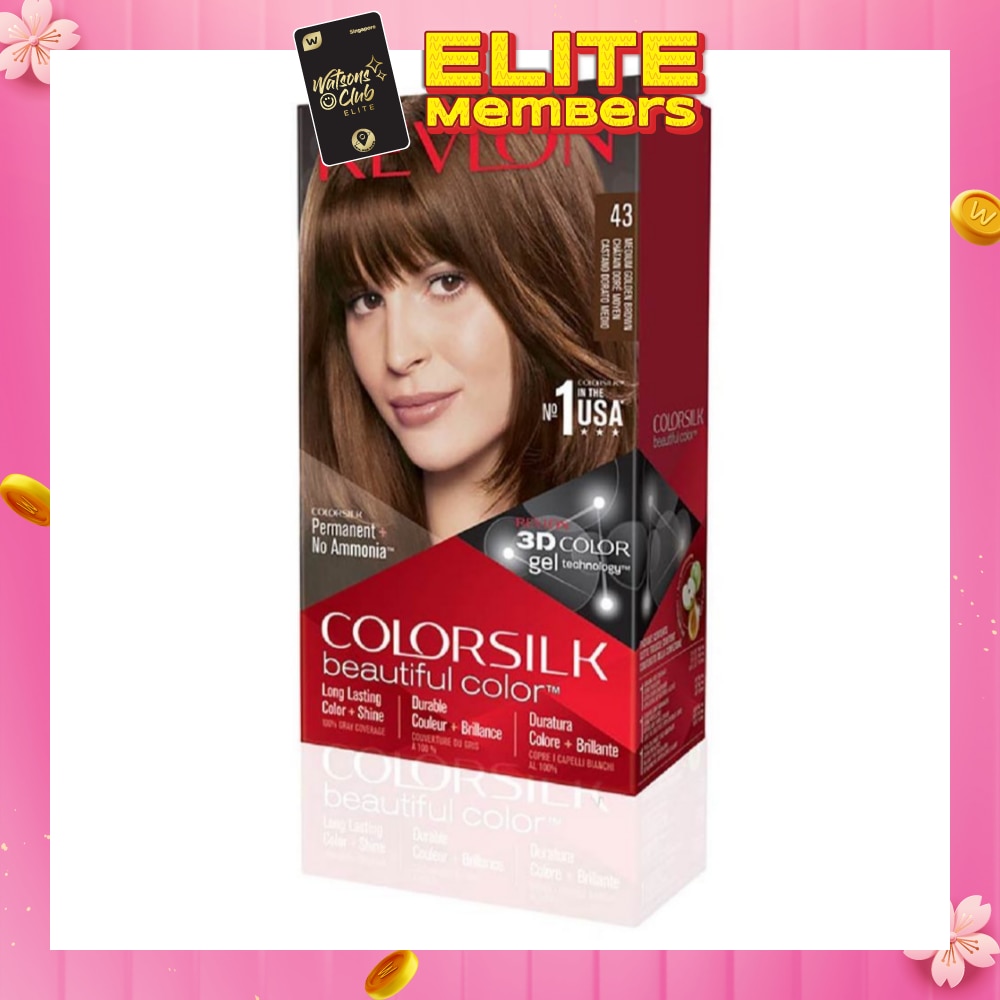 REVLON Colorsilk Haircolor 43 Medium Golden Brown