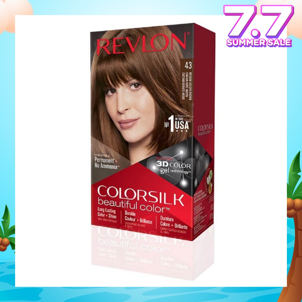 REVLON Colorsilk Haircolor 43 Medium Golden Brown