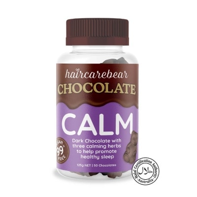 HAIRCAREBEAR Calm Gummies 99% Sugar Free Chocolate (Help Promote Healthy Sleep) 50s