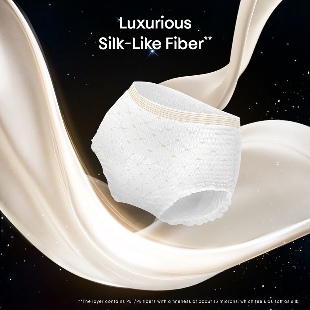 Luxurious Silky Overnight Panties Size M-L 2s