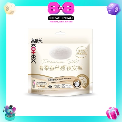 KOTEX - Luxurious Silky Overnight Panties Size M-L 2s
