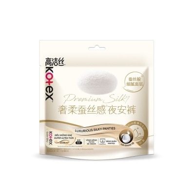 KOTEX - Luxurious Silky Overnight Panties Size M-L 2s