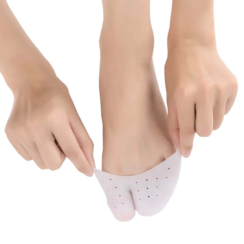 Forefoot Protector Covered Gel Sleeve Set (To Prevents Blisters, Corns, Bunions, Cuts & Abrasions) 1s