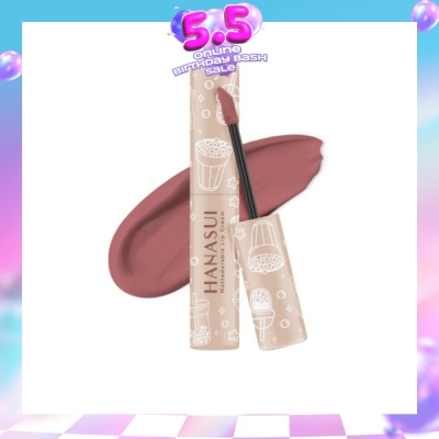 HANASUI - Mattedorable Lip Cream (03 Salted Caramel), Long Lasting, Lightweight, Non Drying 4g