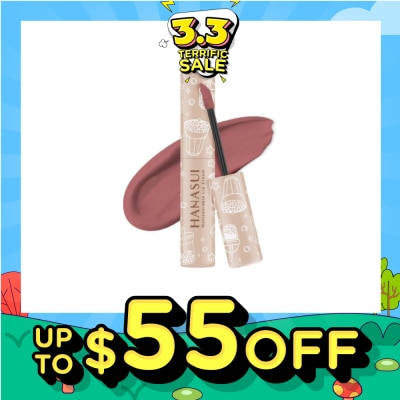HANASUI Mattedorable Lip Cream (03 Salted Caramel), Long Lasting, Lightweight, Non Drying 4g