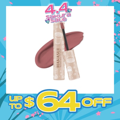 HANASUI - Mattedorable Lip Cream (03 Salted Caramel), Long Lasting, Lightweight, Non Drying 4g