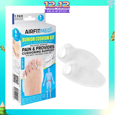 AIRFIT MEDI Shock Absorbing Gel Bunion Cushion Set (To Relieves Bunion Pain & Provides Cushioning Support) 1s