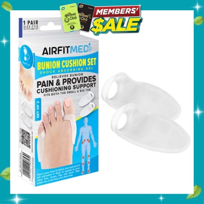 AF MEDI Shock Absorbing Gel Bunion Cushion Set (To Relieves Bunion Pain & Provides Cushioning Support) 1s image