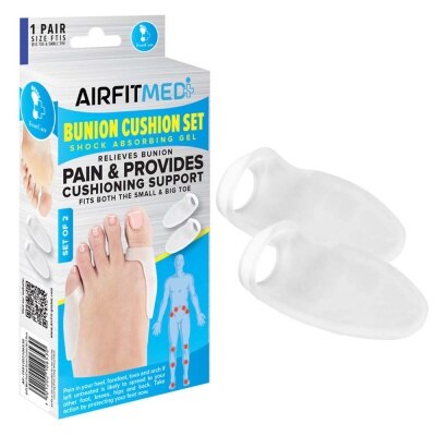 AIRFIT MEDI Shock Absorbing Gel Bunion Cushion Set (To Relieves Bunion Pain & Provides Cushioning Support) 1s