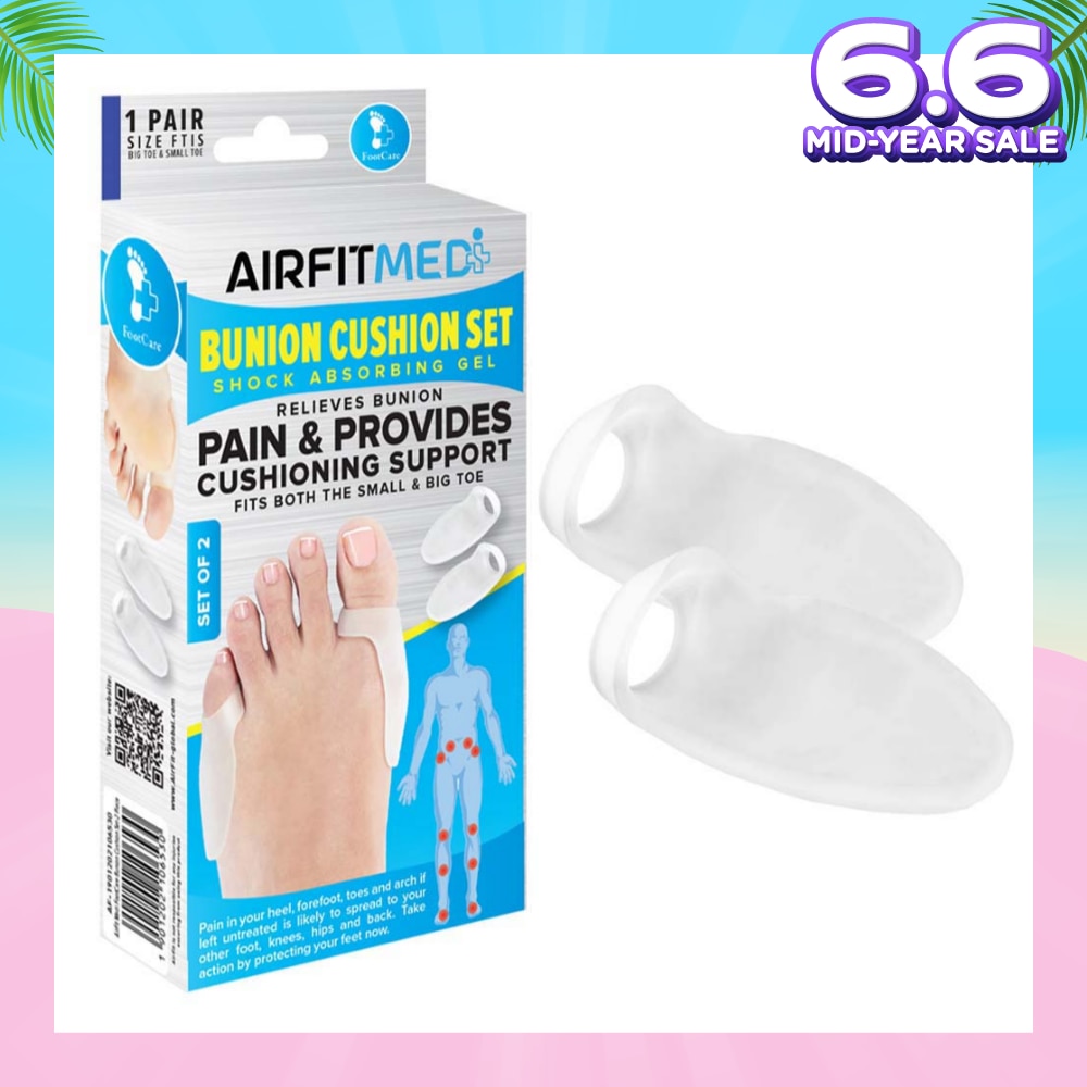 Shock Absorbing Gel Bunion Cushion Set (To Relieves Bunion Pain & Provides Cushioning Support) 1s