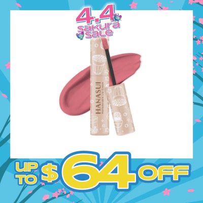 HANASUI - Mattedorable Lip Cream (04 Pink Lava), Long Lasting, Lightweight, Non Drying 4g