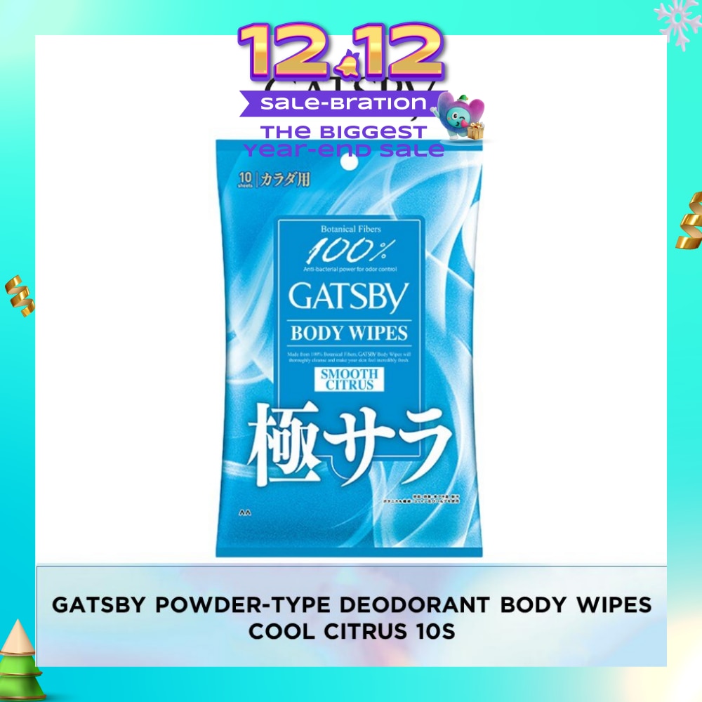 Powder Deodorant Body Paper 10 Sheets