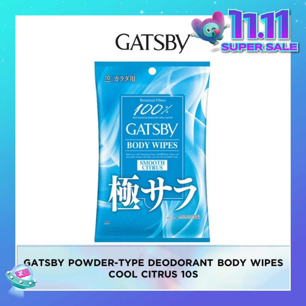 Powder Deodorant Body Paper 10 Sheets