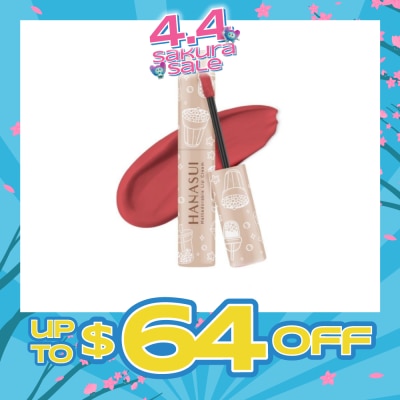 HANASUI - Mattedorable Lip Cream (05 Creamy Peach), Long Lasting, Lightweight, Non Drying 4g