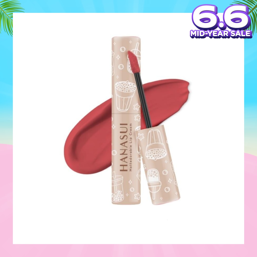 Mattedorable Lip Cream (05 Creamy Peach), Long Lasting, Lightweight, Non Drying 4g