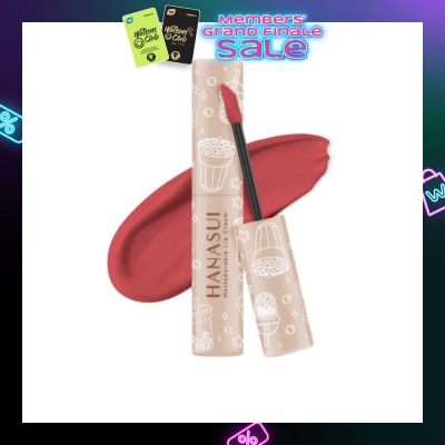 HANASUI Mattedorable Lip Cream (05 Creamy Peach), Long Lasting, Lightweight, Non Drying 4g