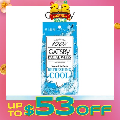 GATSBY Facial Paper 42 Sheets